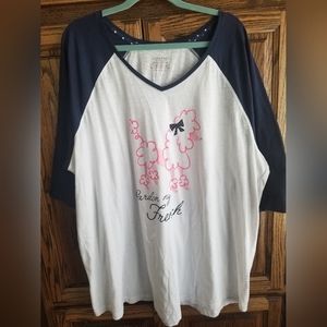 Super Cute Catherine's Sleep/lounge/Pajama Top. SIZE 2X 22/24. French Poodle! ❤